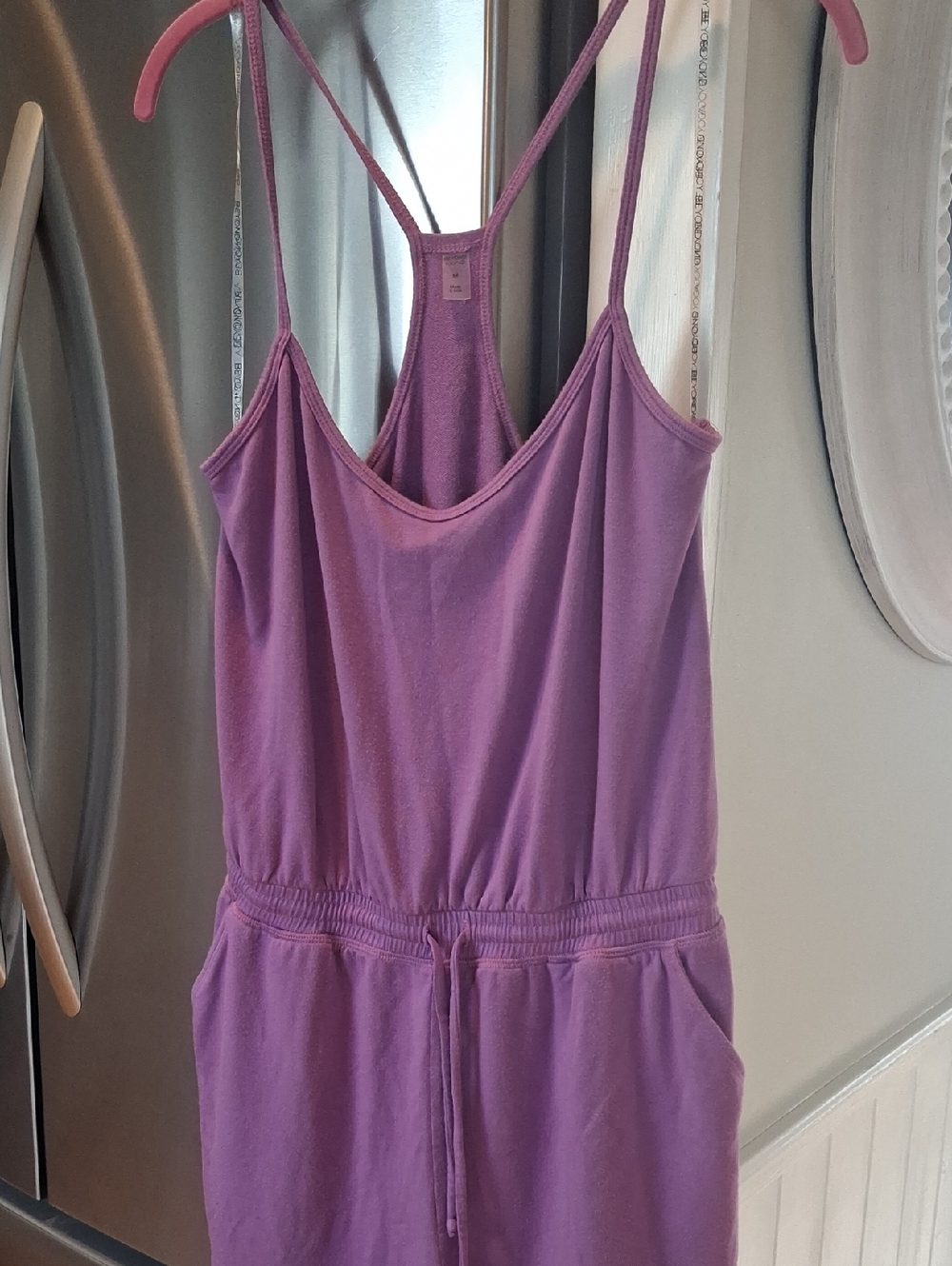 Beyond Yoga Lavender Racerback Tank Romper
